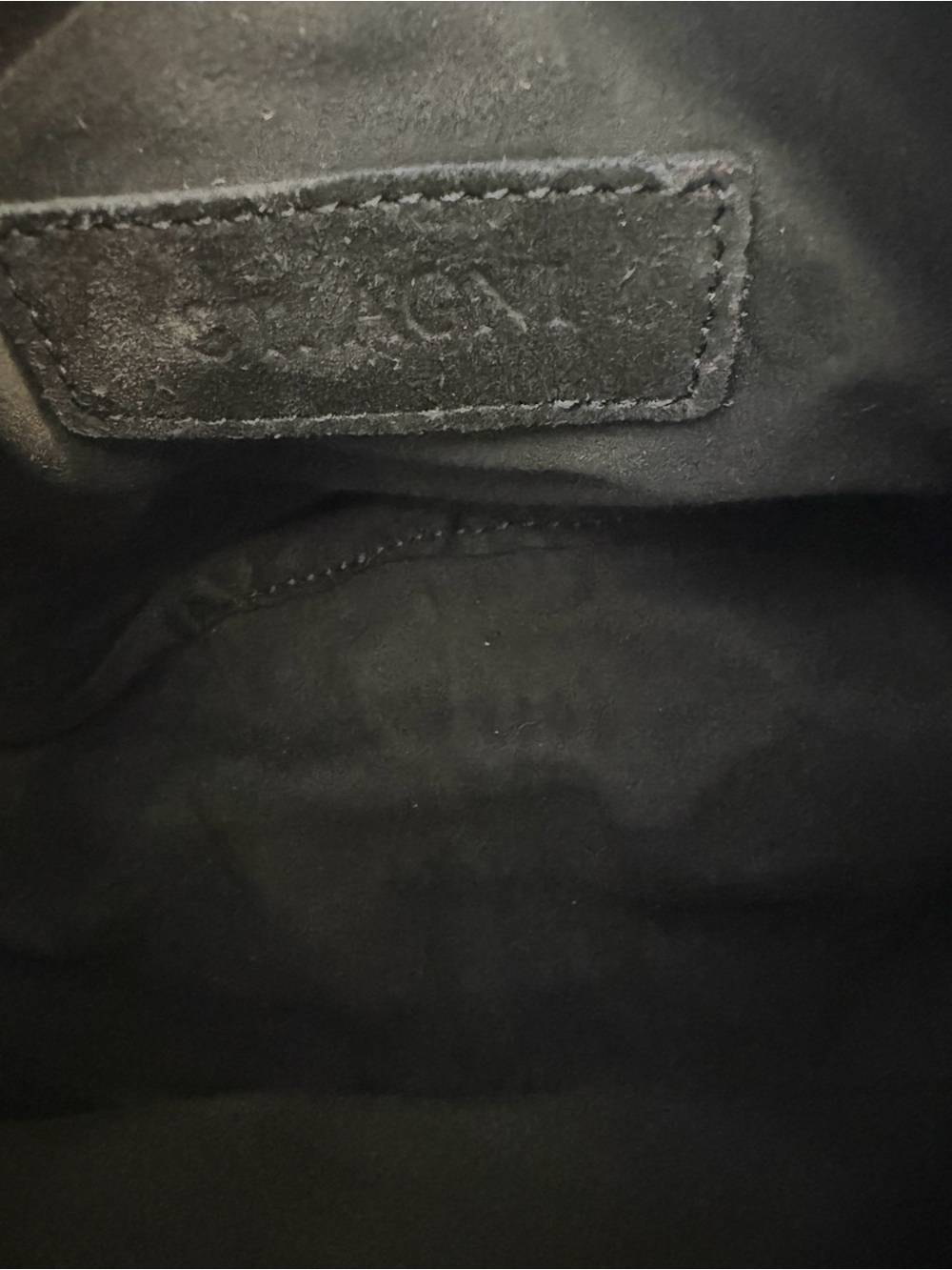 St. Agni Mini Bon Bon Suede Bag in Black - Picture 5 of 6